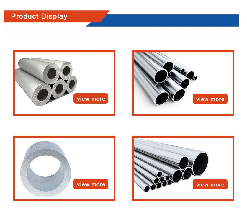 Aluminum Alloy Profile Tube 6061 Aluminum Alloy Round Tube 1100 Alloy Pure Aluminum Tube 1050 According to Customer&prime;s Needs