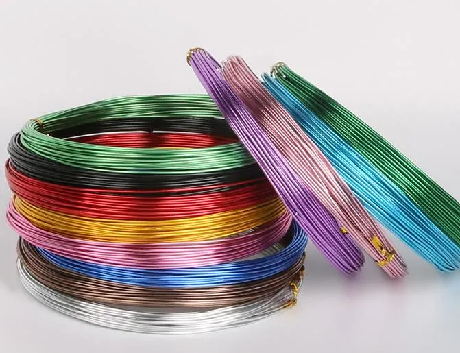 Anodized Aluminum Wire ASTM 1050 1060 1070 12 Gauge Coated Refined Pure Aluminum Wire