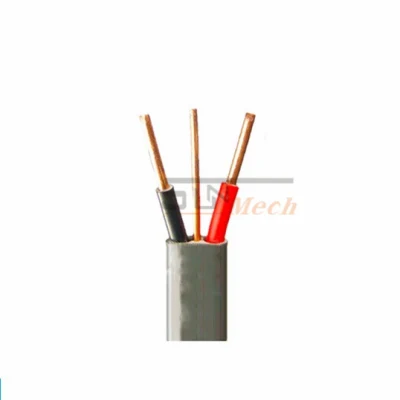 Electrical Cable 1mm 1.5mm 2.0mm 2.5mm 4.0mm 6mm Aluminum Wire Solid Flat Twin Pure Copper Power Cable Flexible Cable PVC Insulated PVC Copper Electric Wire