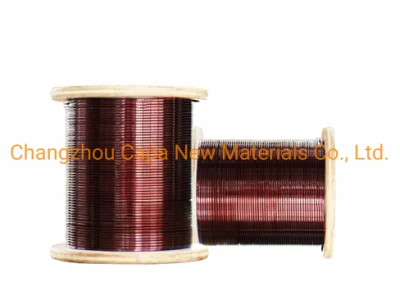 China Super Ti200 Transformer Flat Enamelled Pure Aluminum Flat Wire with 3mm*6mm