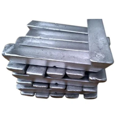 High Purity Primary Extrusion Silver White A5 A7 A8 99.7% Pure Aluminum Ingot