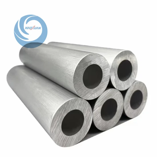 China Haoxuan Custom Size Aluminum Alloy Profile Tubes 1145 Aluminum Alloy Round Pipe 1100 1050 Alloy Pure Aluminum Tube